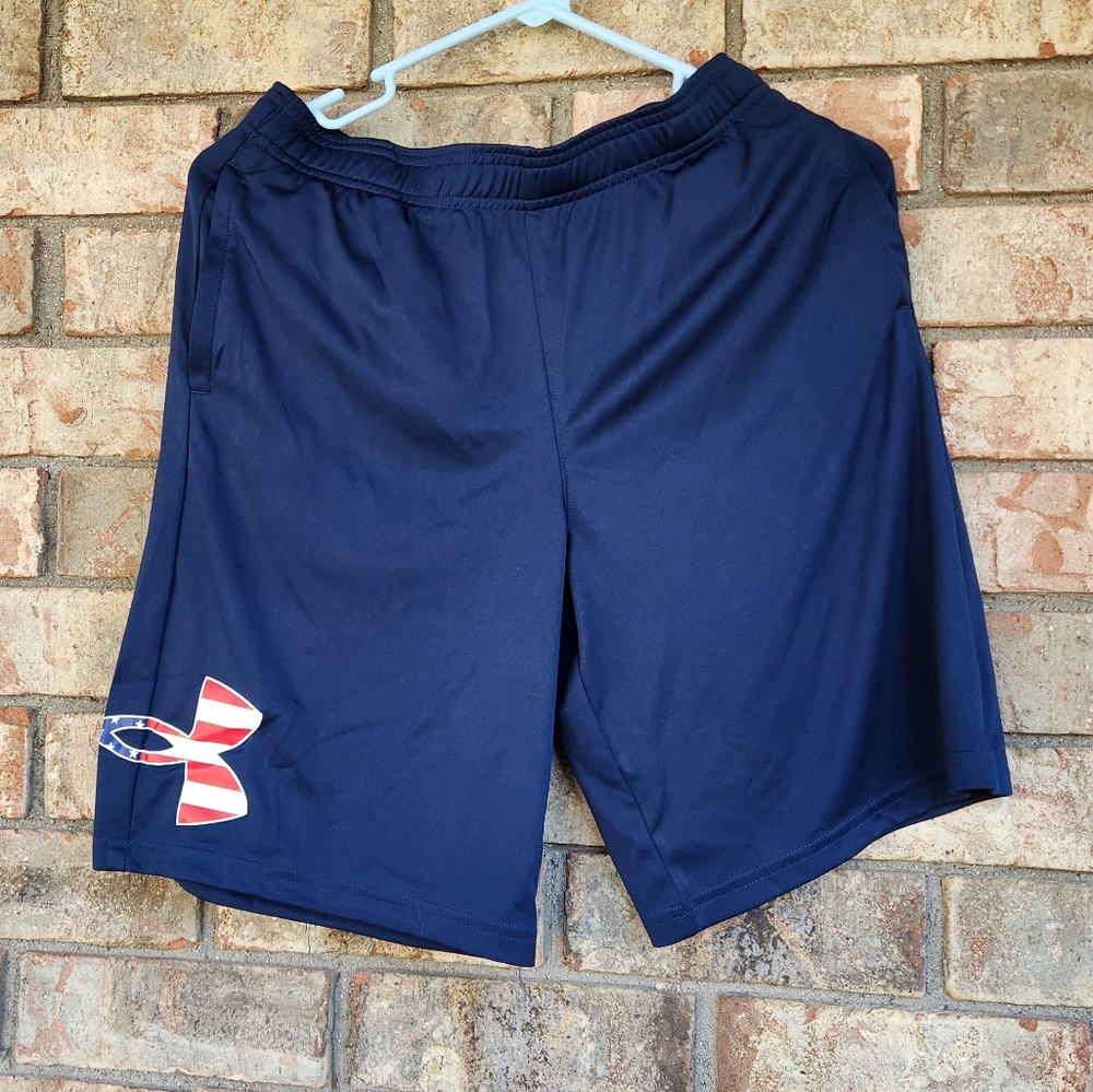 Under Armour Kids Navy Blue Shorts